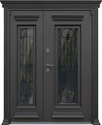 Стальная дверь "Grand Luxe" (терморазрыв). Заказная модель. 2100х1700