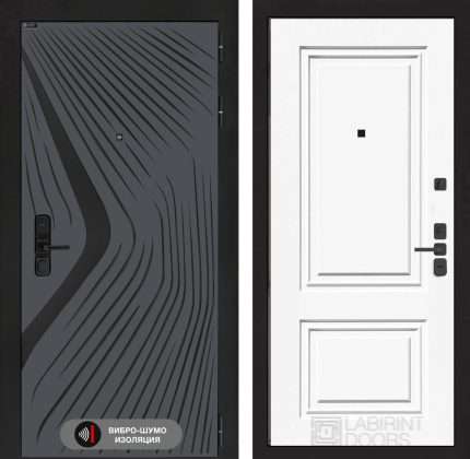 Входная дверь LEOLAB 26 - Эмаль RAL 9003