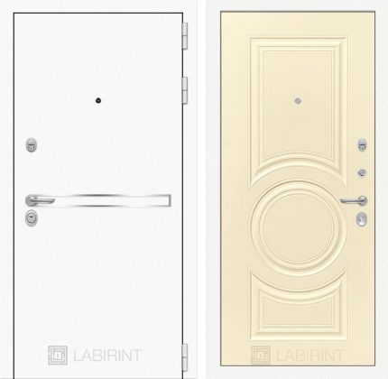 Входная дверь Лайн WHITE 23 - Шампань софт
