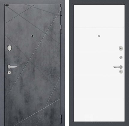 Входная дверь LOFT 13 - Белый софт
