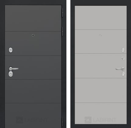 Входная дверь ART 13 - Грей софт