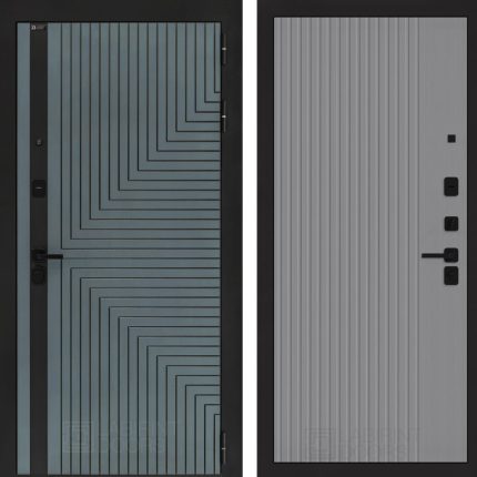 Входная дверь CREDOR 29 - Серый рельеф софт