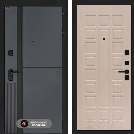 Входная дверь EVOLAB 04 - Беленый дуб