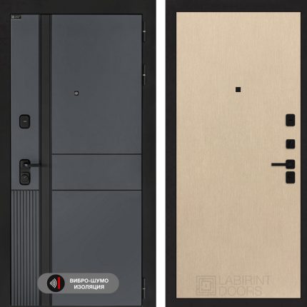 Входная дверь EVOLAB 05 - Венге светлый