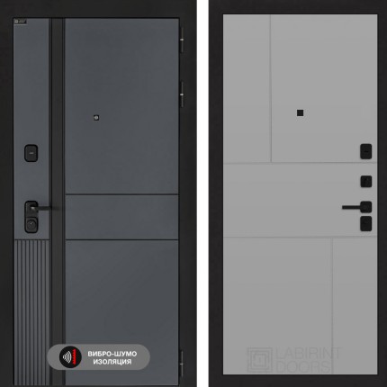 Входная дверь EVOLAB 21 - Грей софт