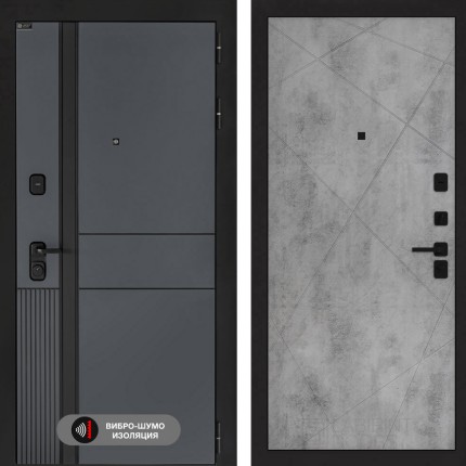 Входная дверь EVOLAB 24 - Бетон светлый