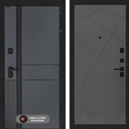 Входная дверь EVOLAB 24 - Графит софт