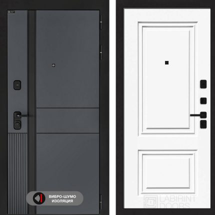 Входная дверь EVOLAB 26 - Эмаль RAL 9003