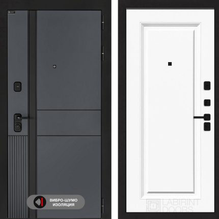 Входная дверь EVOLAB 27 - Эмаль RAL 9003