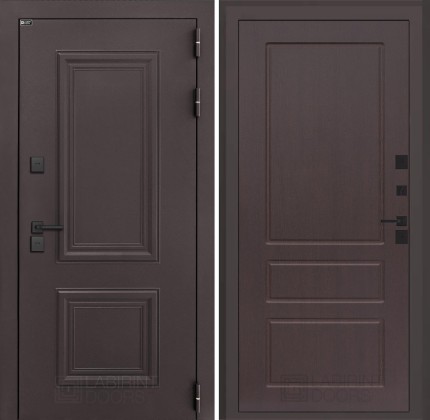 Входная дверь Полярис лайт 03 - Орех премиум