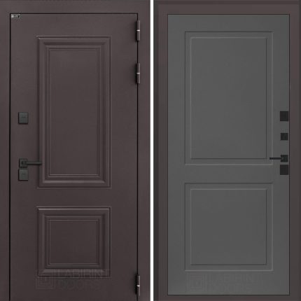 Входная дверь Полярис лайт 11 - Графит софт