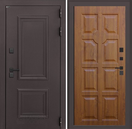 Входная дверь Полярис лайт 17 - Голден оак