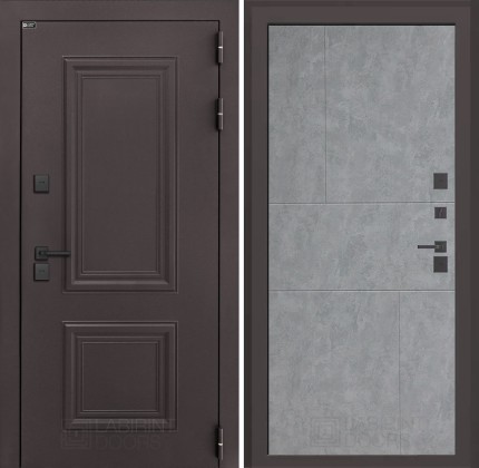 Входная дверь Полярис лайт 21 - Бетон светлый