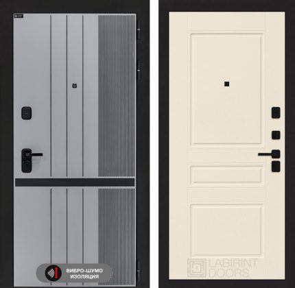 Входная дверь SKYLAB 03 - Крем софт