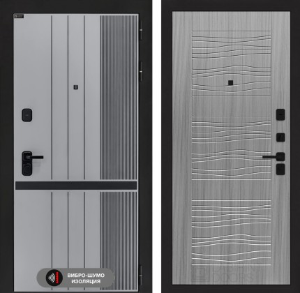 Входная дверь SKYLAB 06 - Сандал серый