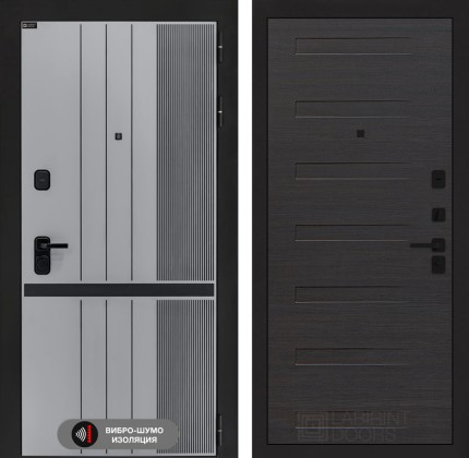 Входная дверь SKYLAB 14 - Эковенге горизонтальный