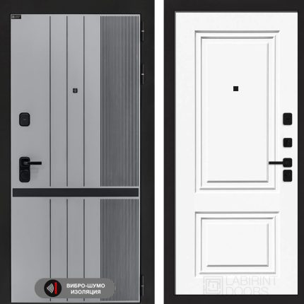 Входная дверь SKYLAB 26 - Эмаль RAL 9003