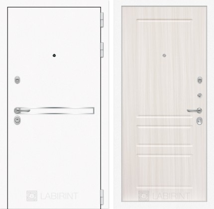 Входная дверь Лайн WHITE 03 - Сандал белый