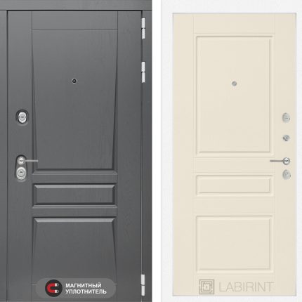 Входная дверь Платинум 03 - Крем софт