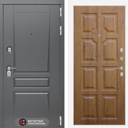 Входная дверь Платинум 17 - Золотой дуб