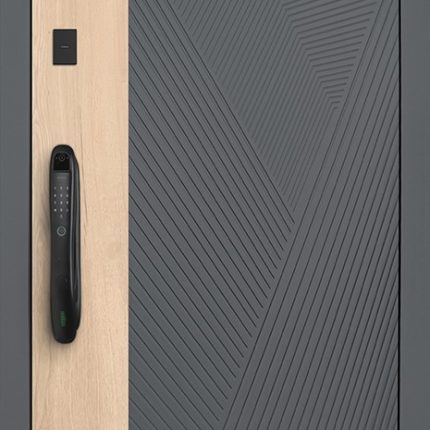 Стальная дверь "Бастион" с биометрическим замком