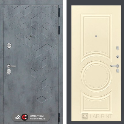 Входная дверь Бетон 23 - Шампань софт