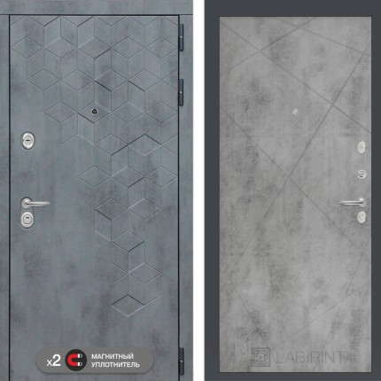 Входная дверь Бетон 24 - Бетон светлый