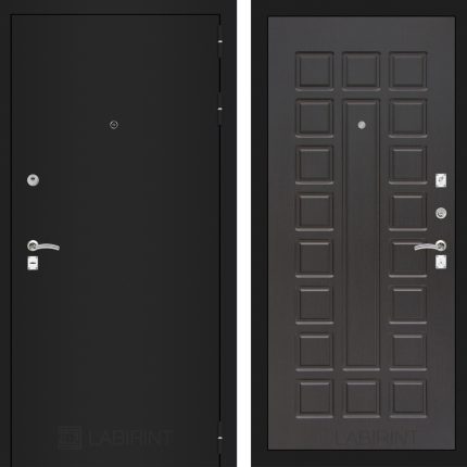 Входная дверь CLASSIC шагрень черная 04 - Венге