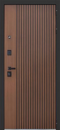 Стальная дверь "Фаворит" с матовым зеркалом. Заказная модель.