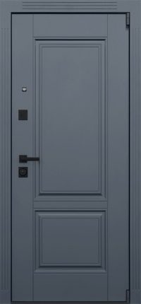 Стальная дверь "Гермес" Неоклассика с зеркалом "Elit"