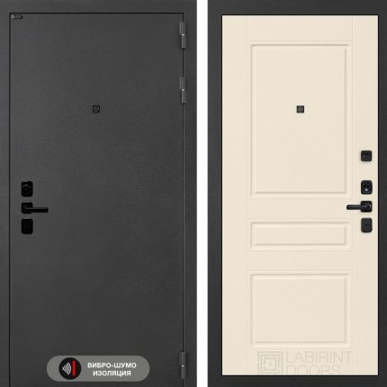 Входная дверь ACUSTICLAB 03 - Крем софт