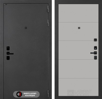 Входная дверь ACUSTICLAB 13 - Грей софт