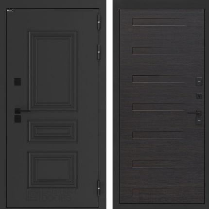 Входная дверь Аляска Лайт 14 - Эковенге горизонтальный