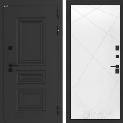 Входная дверь Аляска Лайт 24 - Белый софт