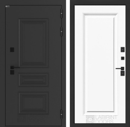 Входная дверь Аляска Лайт 27 - Эмаль RAL 9003