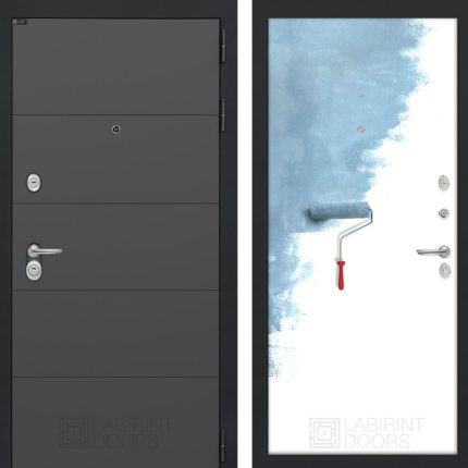 Входная дверь ART 28 - Грунт под покраску