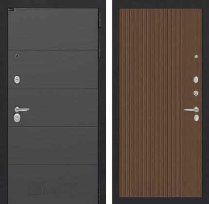 Входная дверь ART 29 - Дуб кантри темный