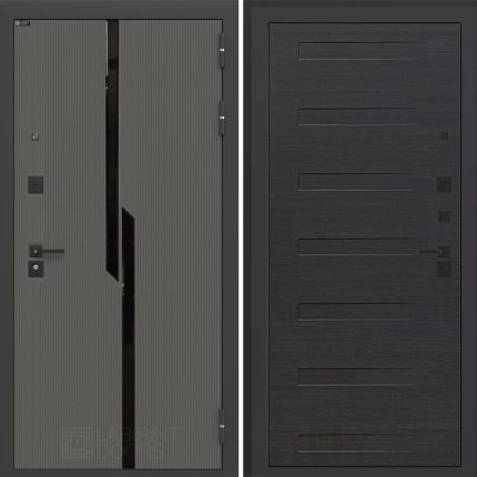 Входная дверь CARBON 14 - Эковенге поперечный