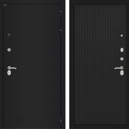 Входная дверь CLASSIC шагрень черная 29 - Черный кварц