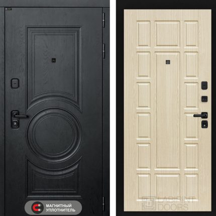 Входная дверь GRAND 12 - Беленый дуб