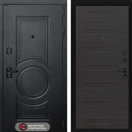 Входная дверь GRAND 14 - Эковенге горизонтальный