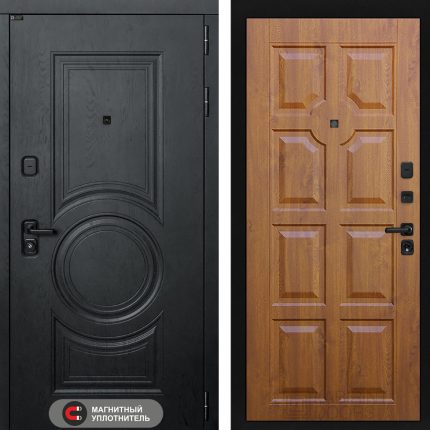 Входная дверь GRAND 17 - Золотой дуб