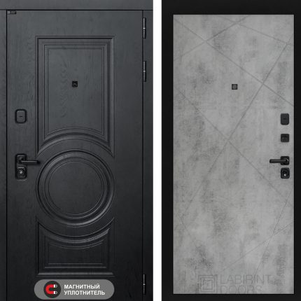 Входная дверь GRAND 24 - Бетон светлый