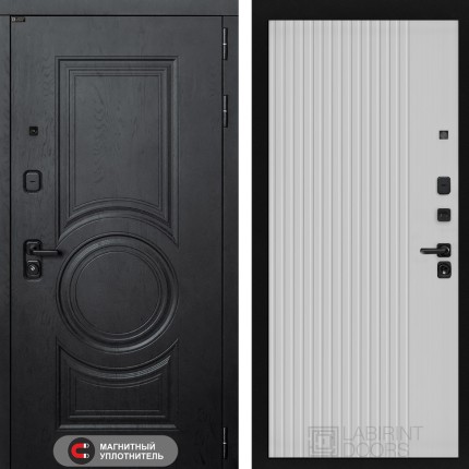 Входная дверь GRAND 29 - Белый рельеф софт