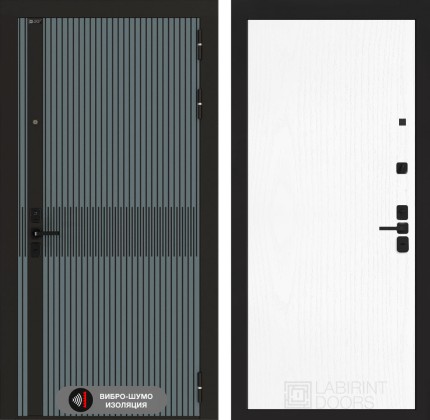 Входная дверь ISSIDA 07 - Белое дерево