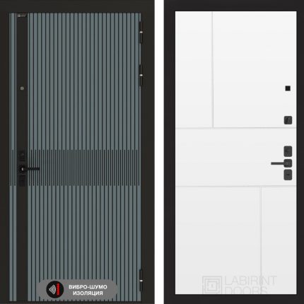 Входная дверь ISSIDA 21 - Белый софт