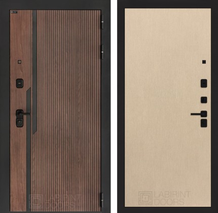Входная дверь KARMINA 05 - Венге светлый