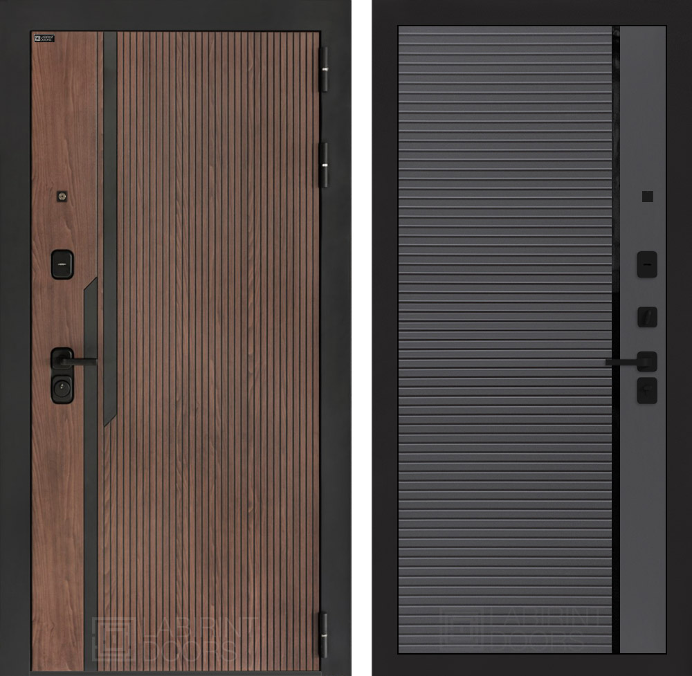 Входная дверь KARMINA 22 - Графит софт