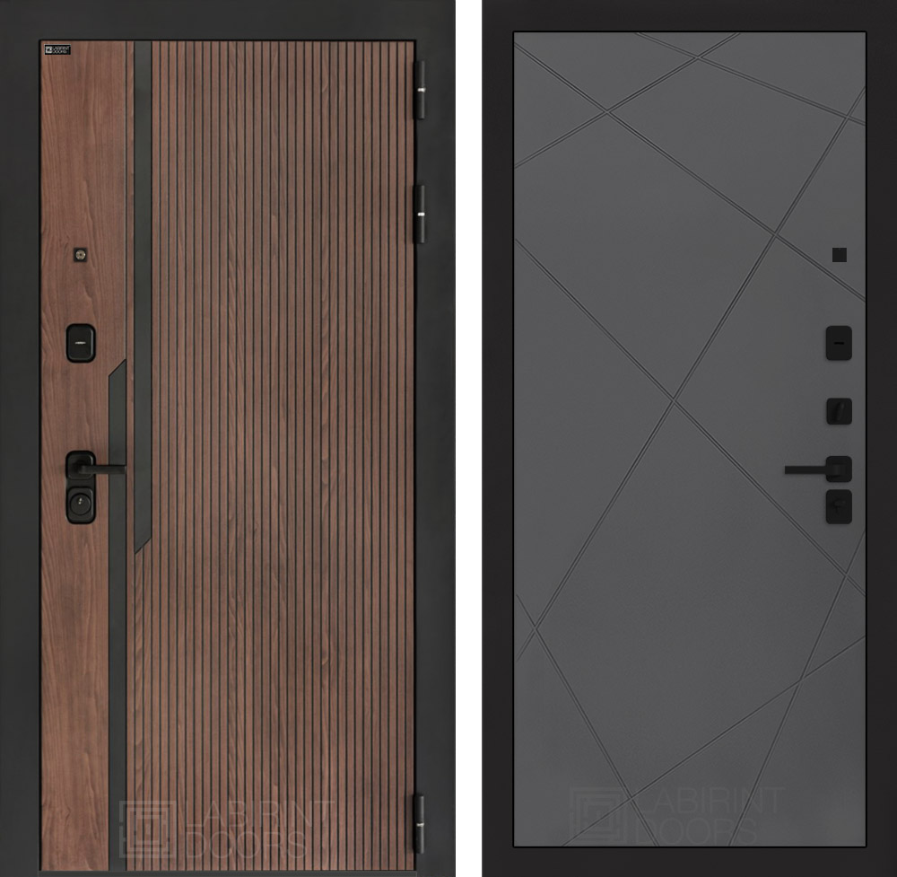 Входная дверь KARMINA 24 - Графит софт