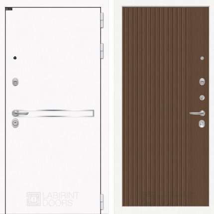 Входная дверь Лайн WHITE 29 - Дуб кантри темный